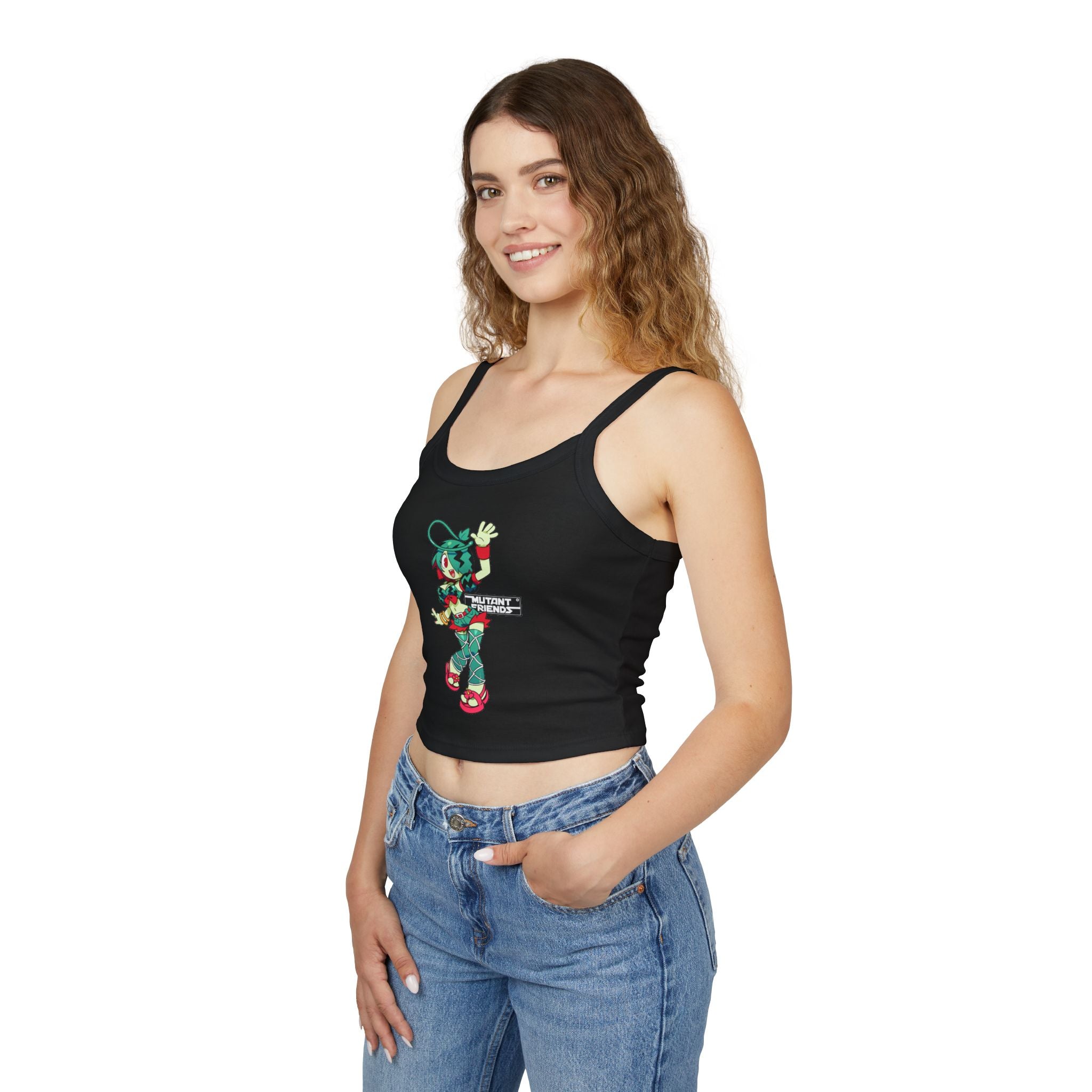 NelNal Mutant friends Spaghetti Strap Tank Top